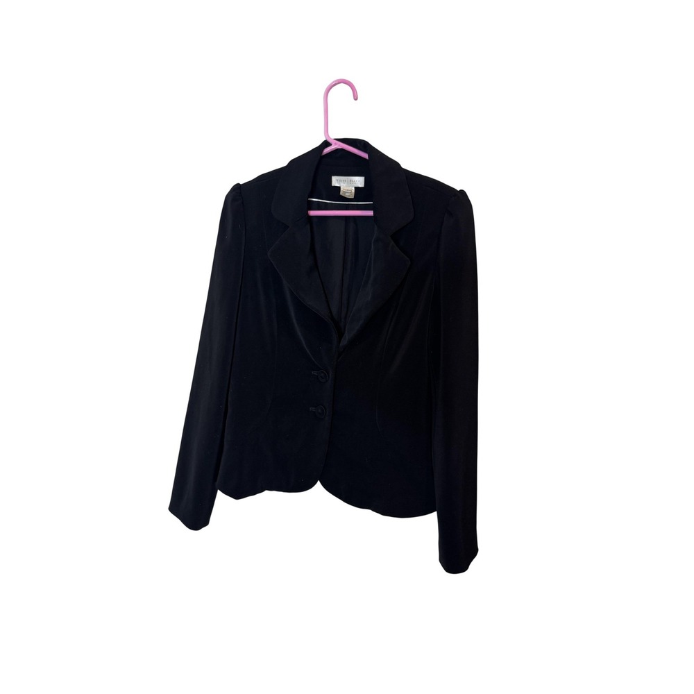 White House Black Market‎ Blazer Womens 4 Black Tailored Dress Jacket Career